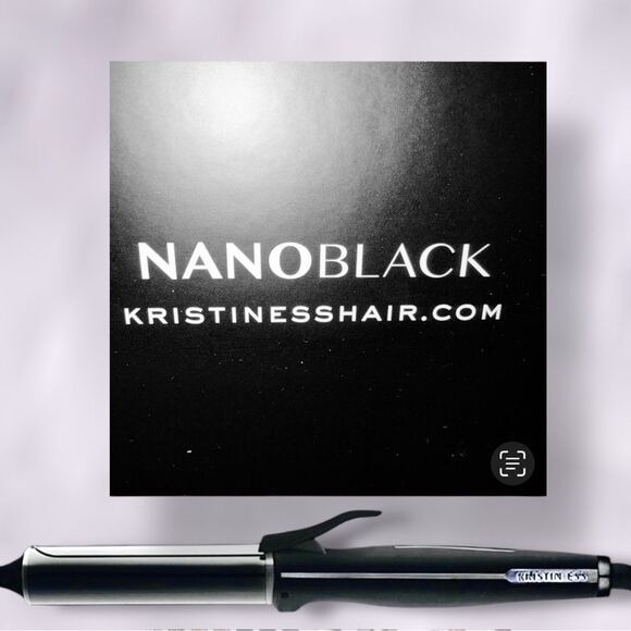 NWT Kristin Ess NanoBlack Curling Iron (1.25”) in its gorgeous box - Picture 1 of 16